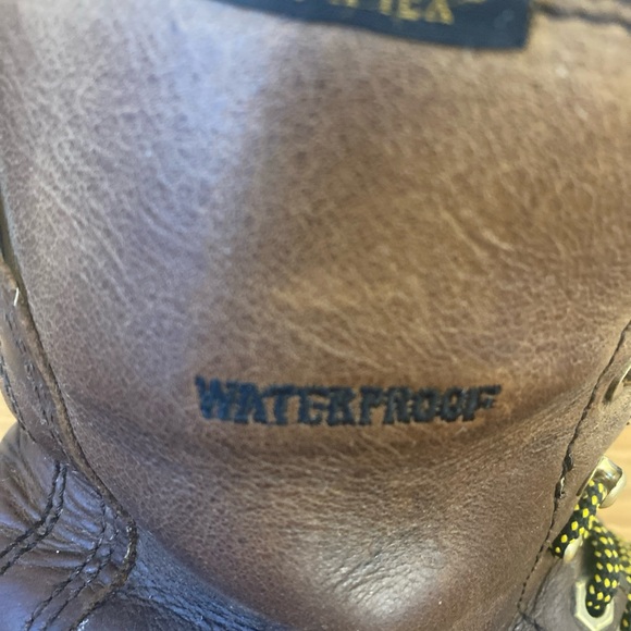 Chippewa Logger Work Boots Men’s Size 8M Waterproof Brown Leather 8" #73100 - Picture 4 of 16